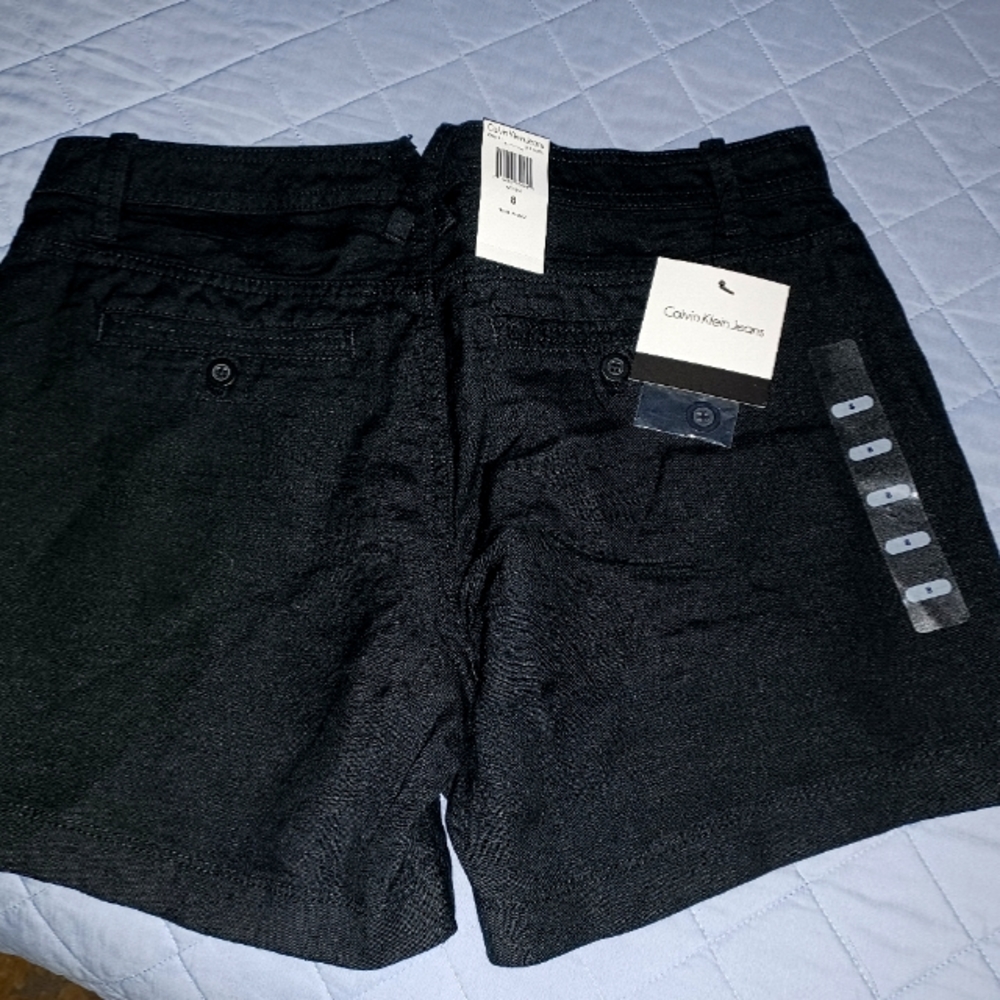 BUNDLE CK size 8, NWT, BOGO one black shorts & one white shorts